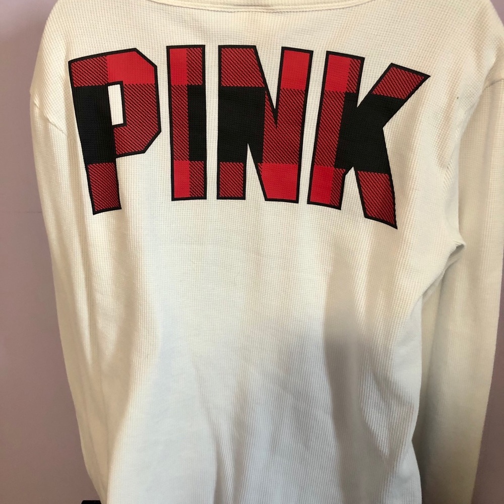 NWOT Victoria Secret Pink long sleeve size Large